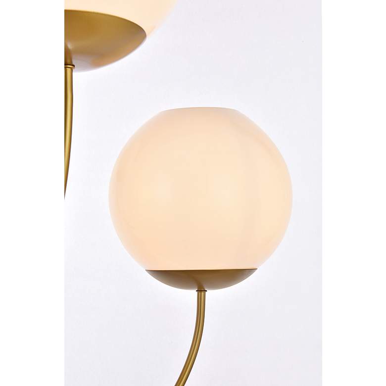 Image 7 Lennon 31 1/2" Wide Brass 4-Light Pendant more views