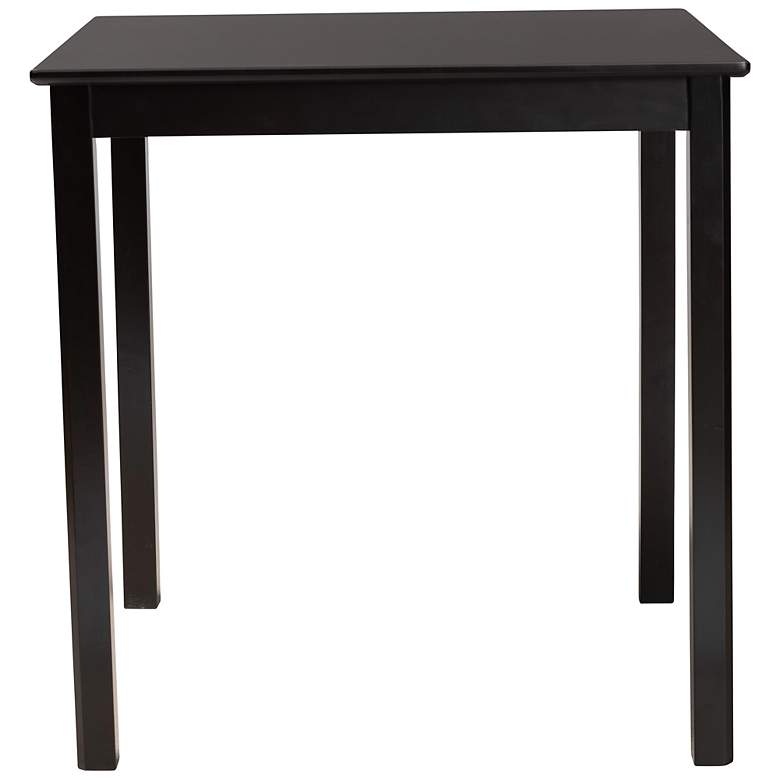 Image 6 Lenoir 35 1/2"W Espresso Brown Wood Counter Height Pub Table more views