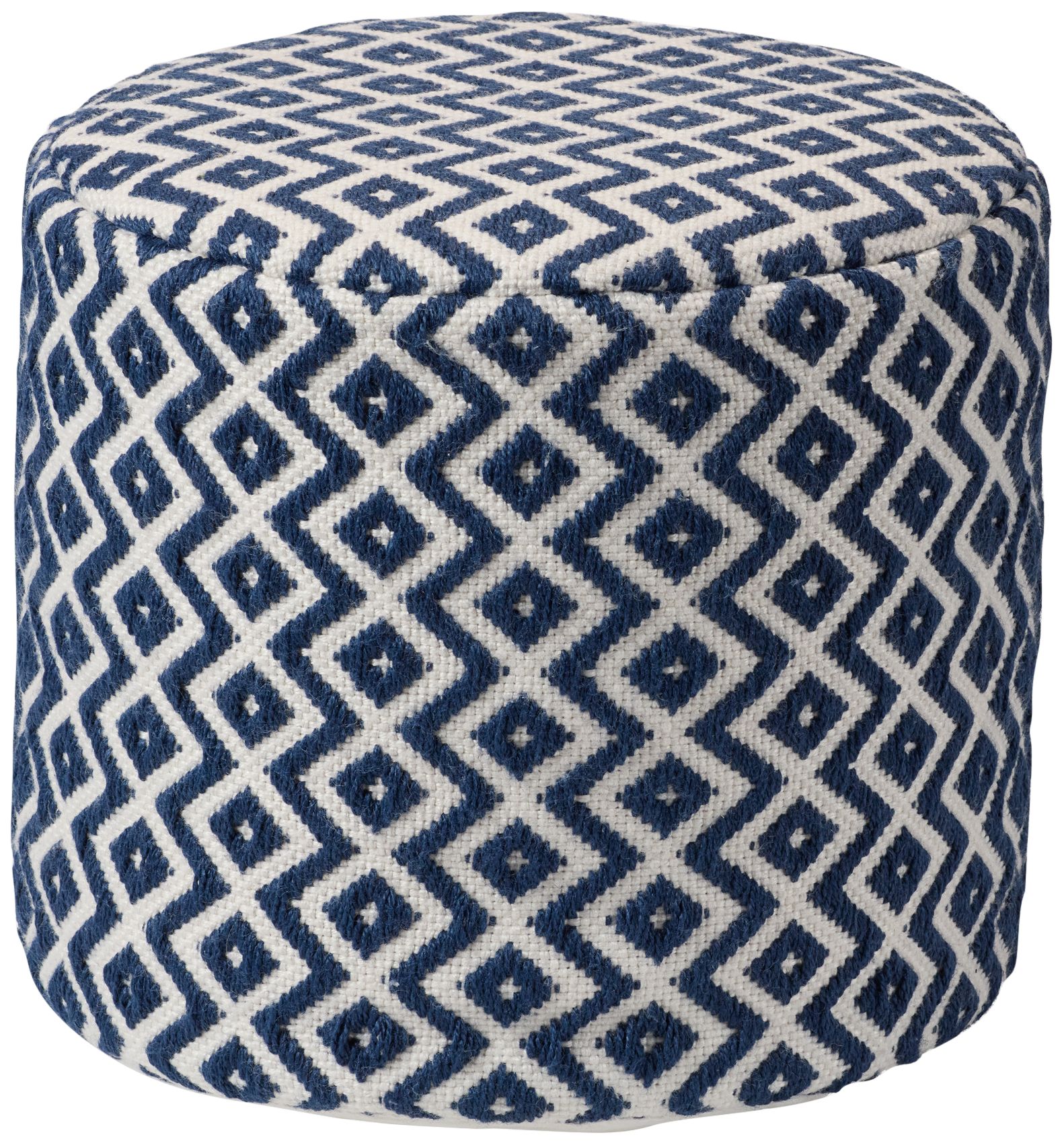 Navy outdoor pouf online