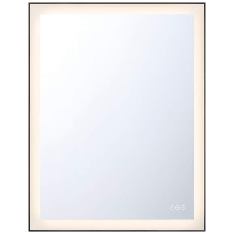 Image 1 Lenora 36" Rectangular Mirror Black