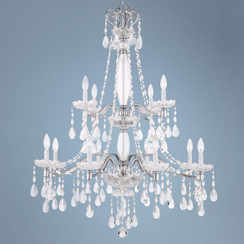Image 1 Lenora 37 1/2" Wide Crystal Chandelier
