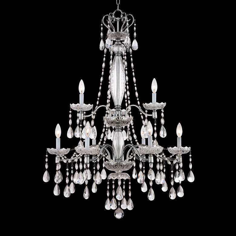 Image 1 Lenora 43 inch High Traditional Large Crystal Chandelier