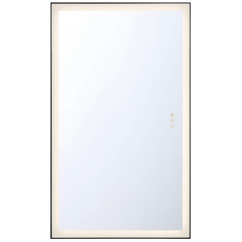 Image 1 Lenora 54" Rectangular Mirror Black