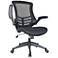 Lenox Black Mesh Adjustable Office Chair Set of 2