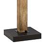 Lenox Light Oak Wood 2-Light Table Lamp