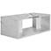 Lenu 47 1/4" Wide Marble White Rectangular Coffee Table