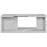 3_Lenu 47 1/4" Wide Marble White Rectangular Coffee Table more views