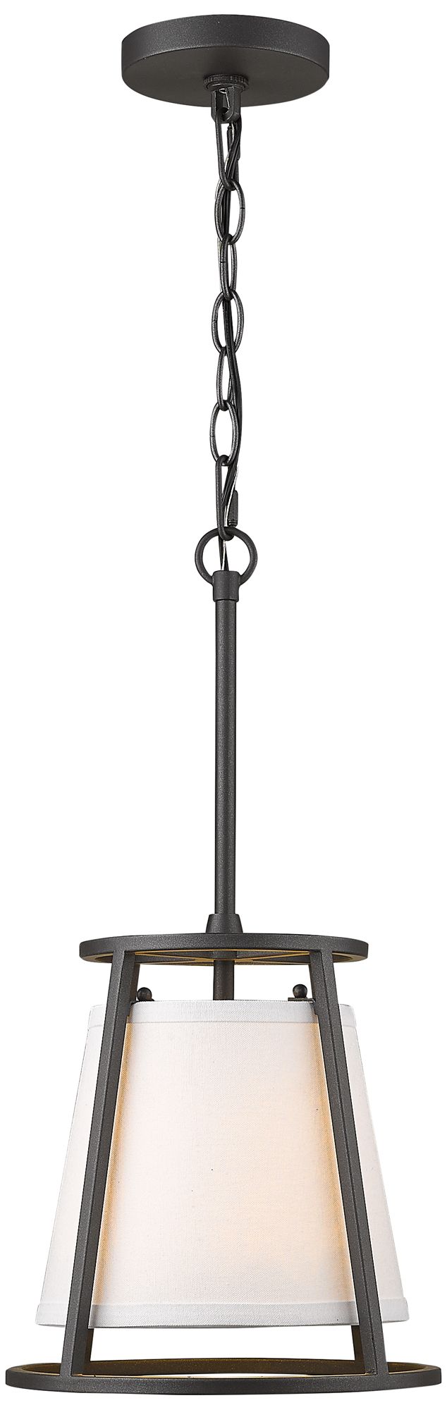 Image 3 Lenyx 10" Wide Iron Ore Mini Pendant more views