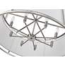 7_Lenyx 32" Wide Brushed Nickel 8-Light Drum Pendant more views