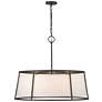 6_Lenyx 32" Wide Iron Ore 8-Light Pendant more views