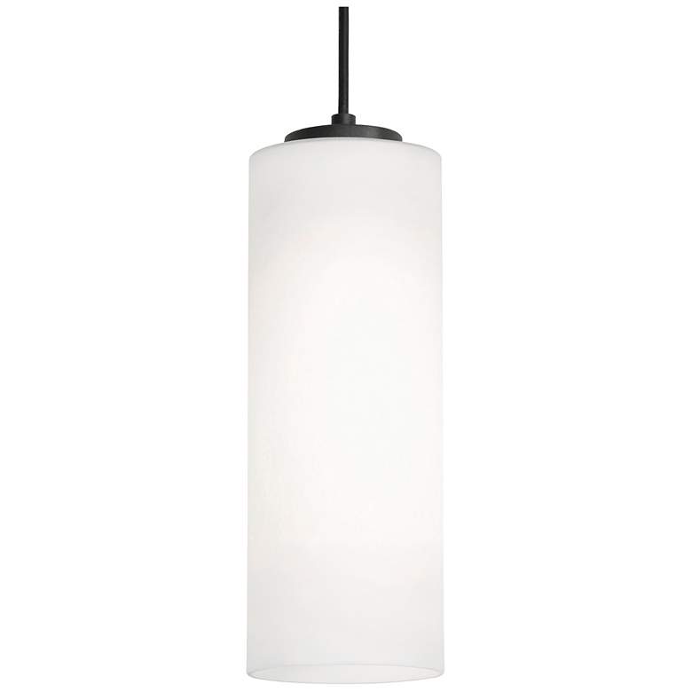 Image 1 Leo 12" Wide Black LED Pendant