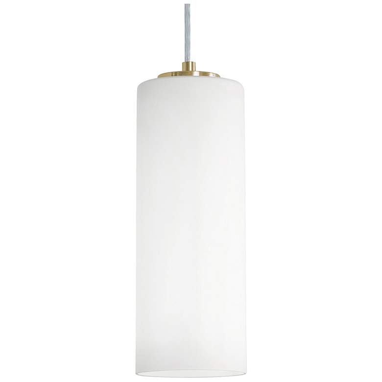 Image 1 Leo 12" Wide Light Antique Brass LED Pendant