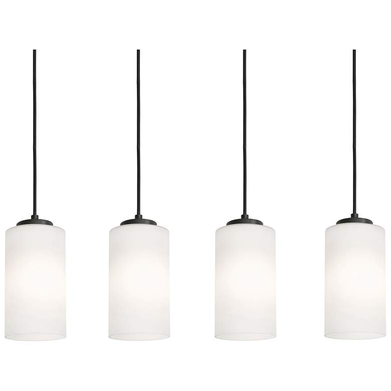 Image 1 Leo 4 Light Linear Pendant - Black