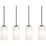 1_Leo 4 Light Linear Pendant - Black