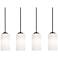 Leo 4 Light Linear Pendant - Black