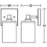 4_Leo 8.63" High Satin Nickel Wall Sconce With Clear Glass Shade more views