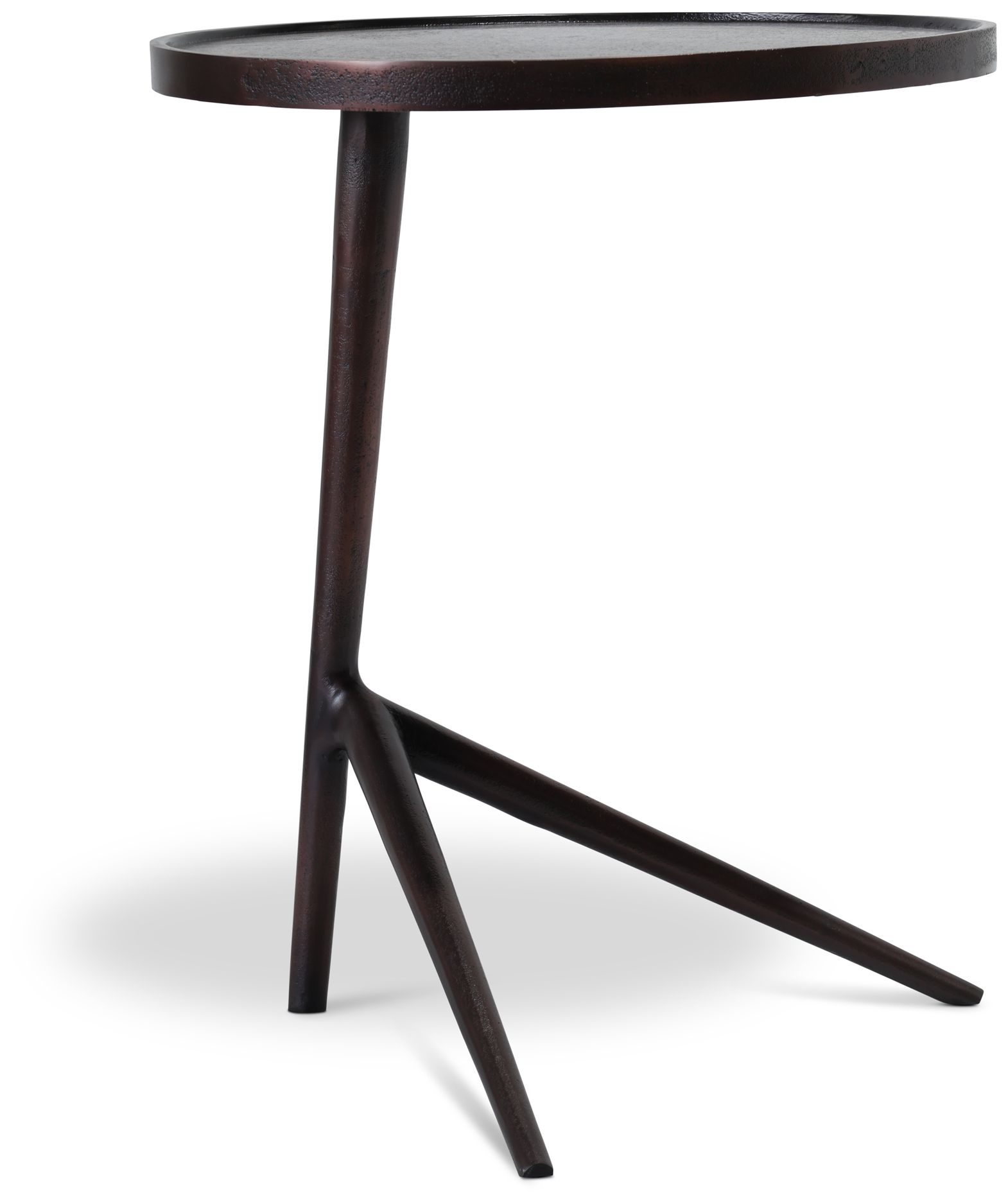 Image 2 Leo End Table Antique Copper, 20.5" more views