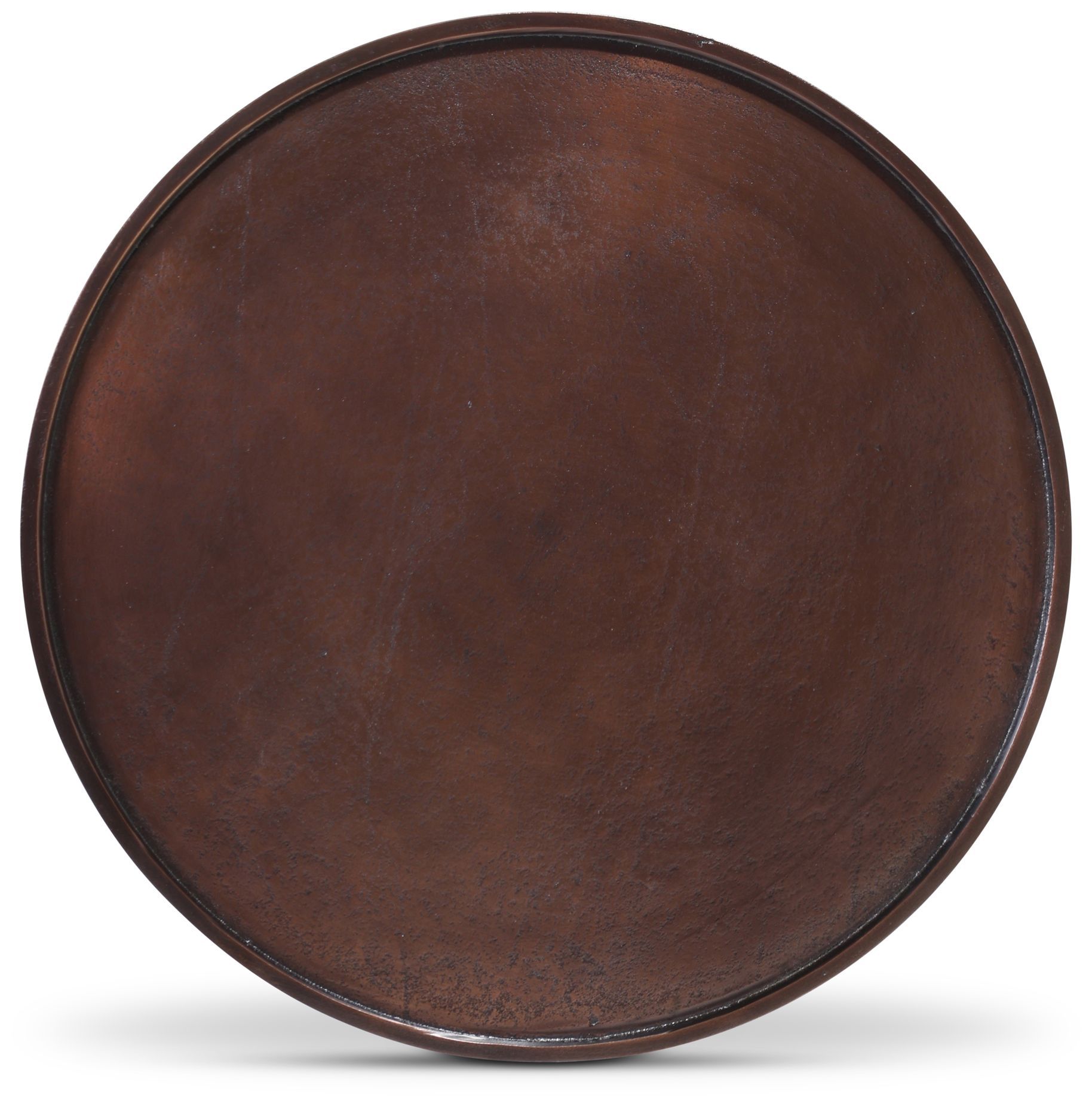 Image 3 Leo End Table Antique Copper, 20.5" more views