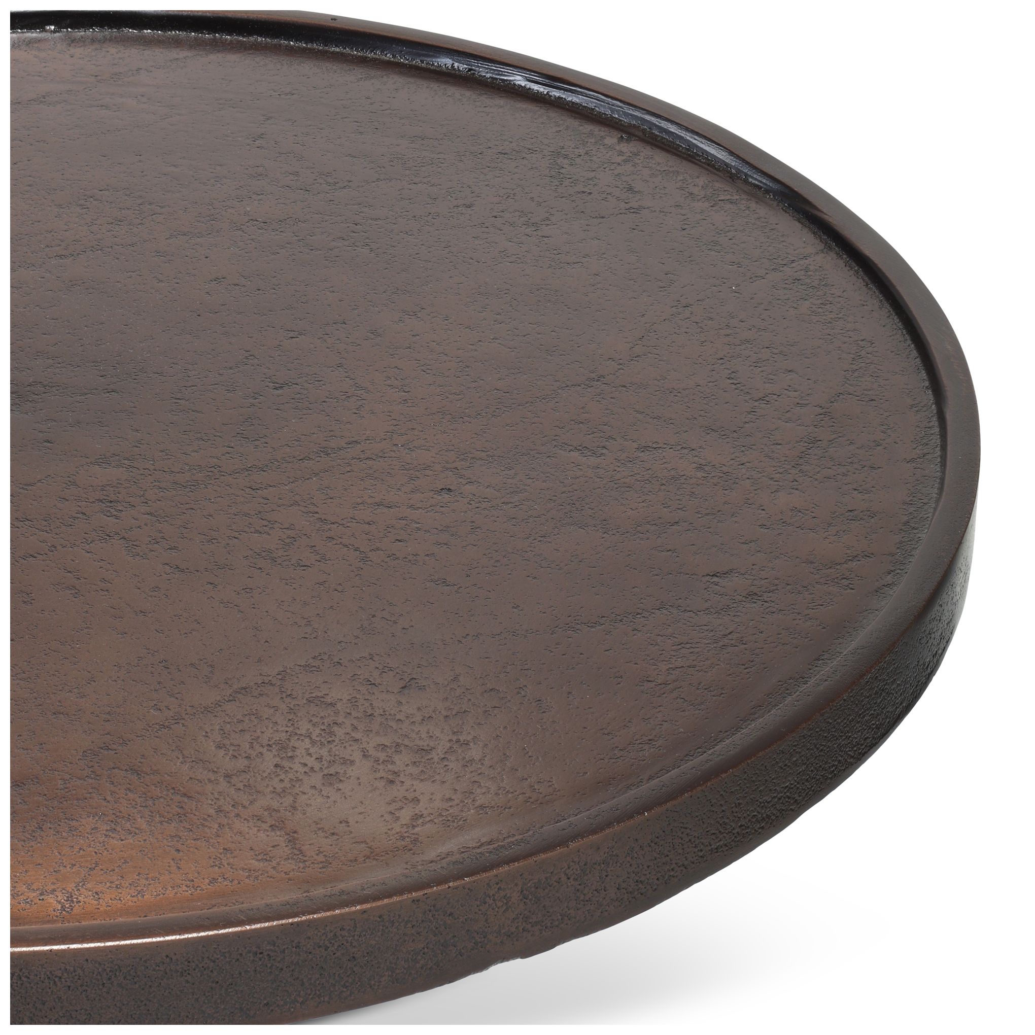 Image 5 Leo End Table Antique Copper, 20.5" more views