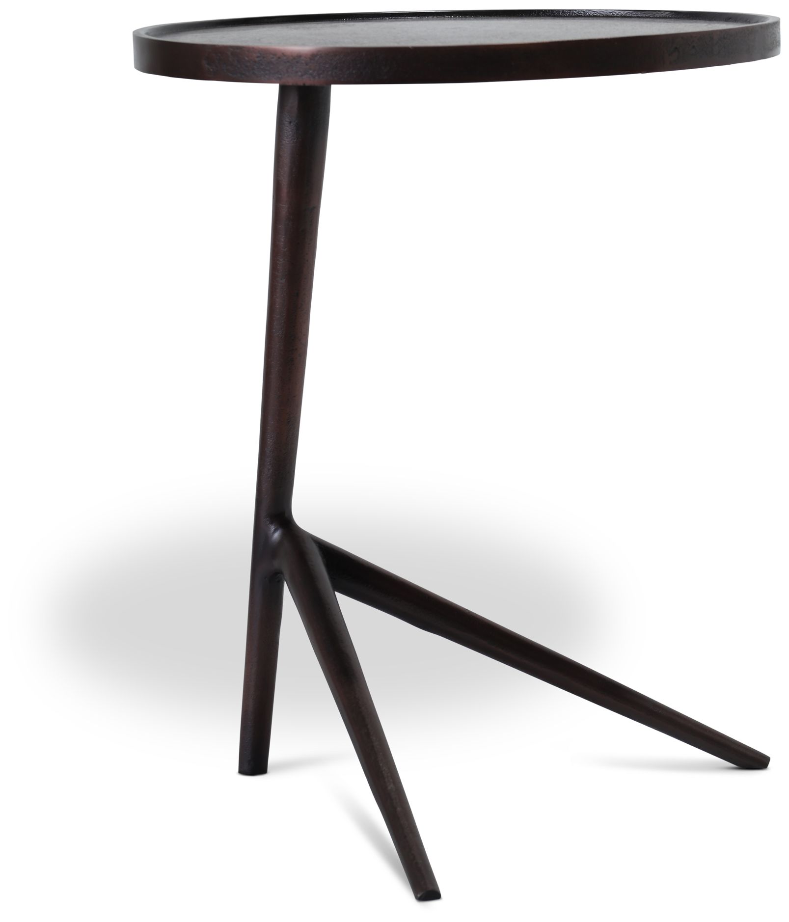 Image 6 Leo End Table Antique Copper, 20.5" more views