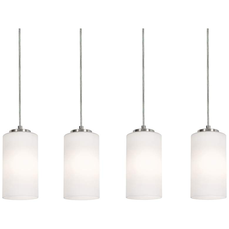 Image 1 Leo Satin Nickel Linear Pendant