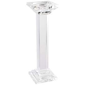 Image1 of Leon Crystal 11" High Pillar Candle Holder
