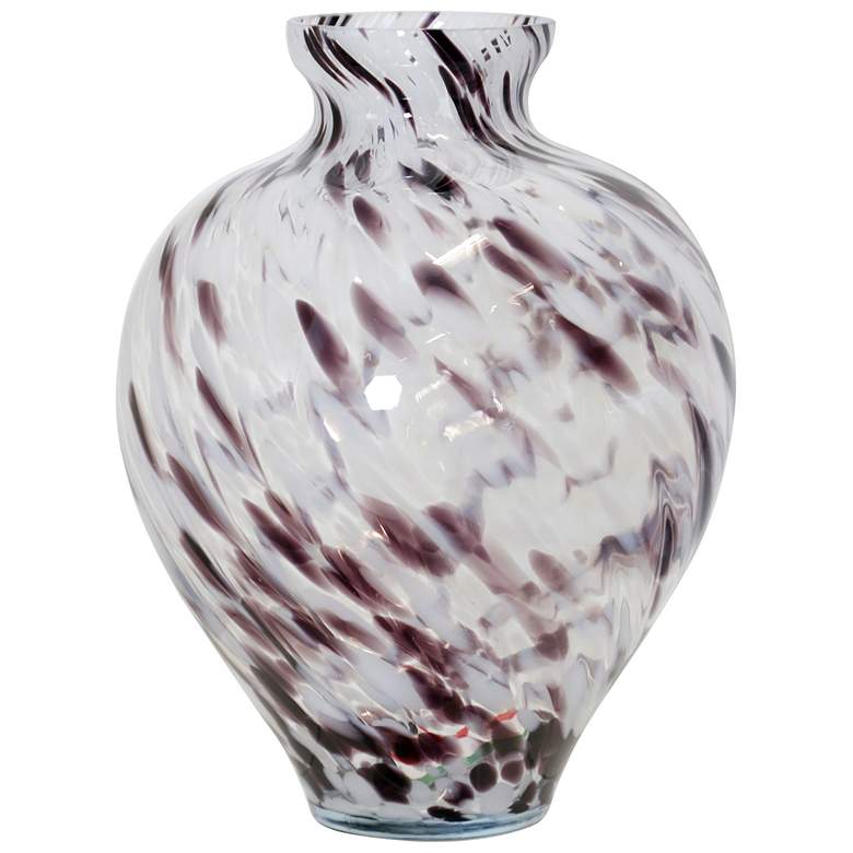 Image 1 Leonardo 17" High Black Mood Spiral Vase