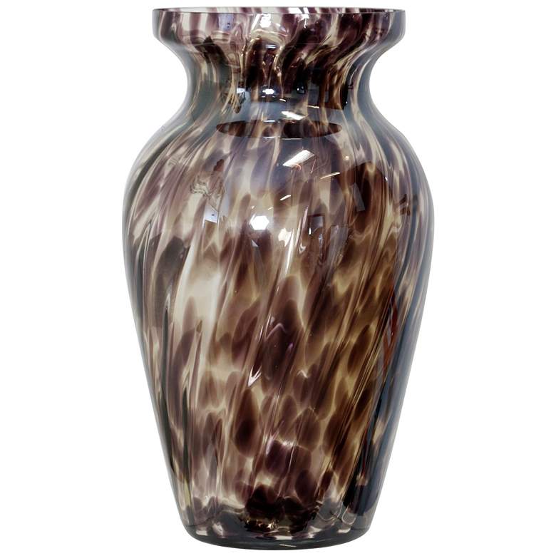 Image 1 Leonardo 18" Black Mood Spiral Vase