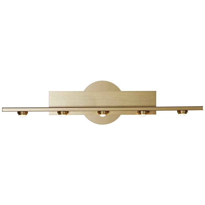Image 1 Leonardo 19.7" Brushed Champagne Wall Mount