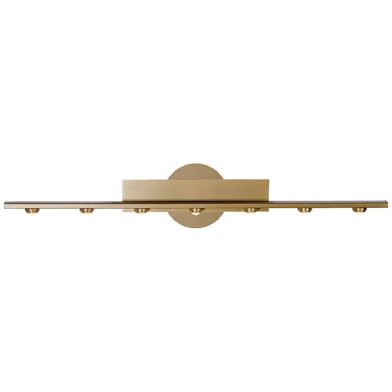 Image 1 Leonardo 27.6" Brushed Champagne Wall Mount