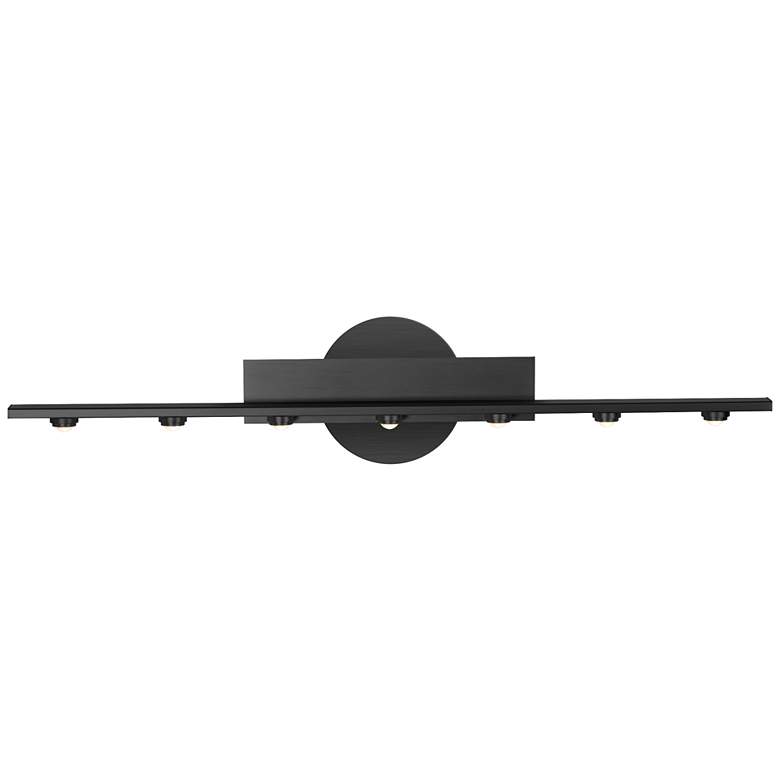 Image 1 Leonardo 27.6" Satin Dark Gray Wall Mount