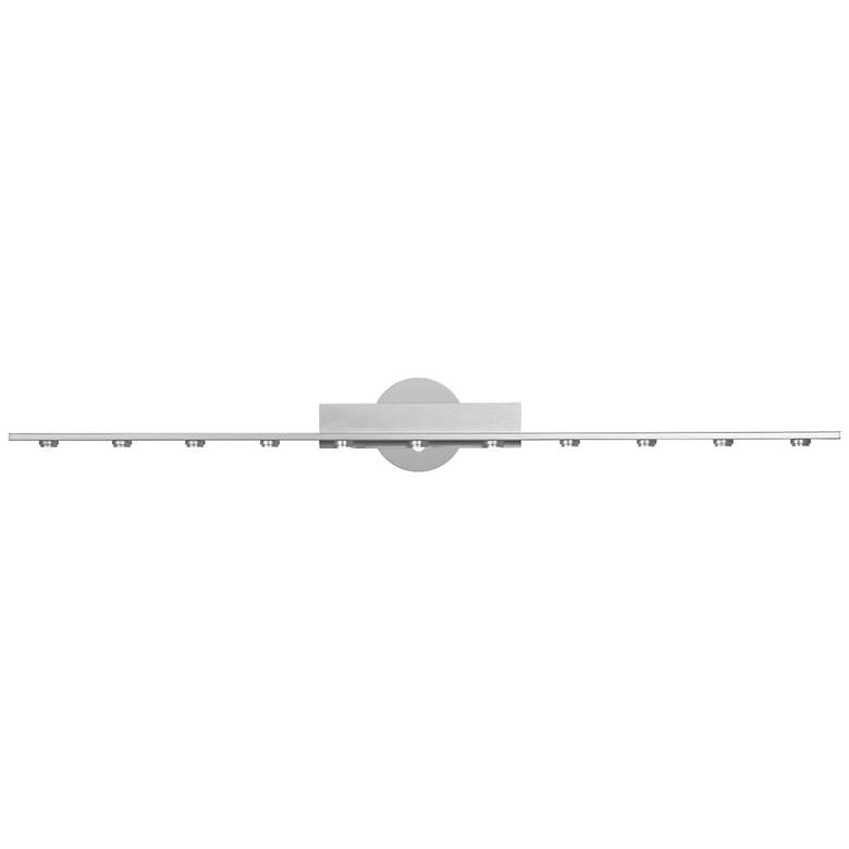 Image 1 Leonardo 43.3" Brushed Aluminum Wall Mount