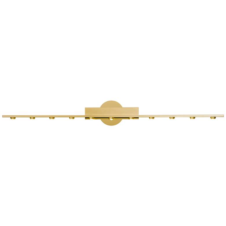 Image 1 Leonardo 43.3 inch Brushed Champagne Wall Mount