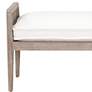 2_Leone 52" Wide Natural Gray Oak Wood Accent Bench more views