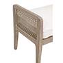 4_Leone 52" Wide Natural Gray Oak Wood Accent Bench more views