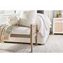 7_Leone 52" Wide Natural Gray Oak Wood Accent Bench more views