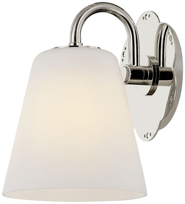 Image 3 Leonella 8 1/2" High Polished Nickel Wall Sconce more views