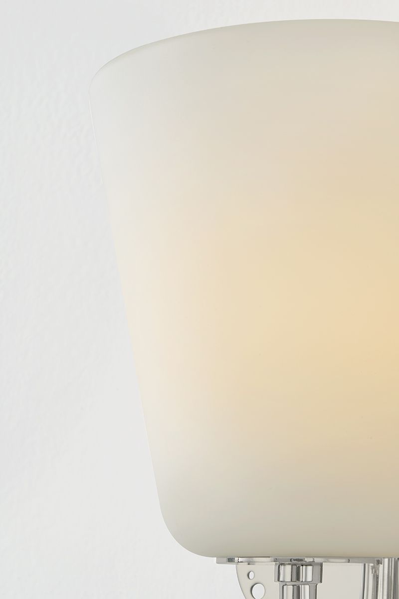 Leonella 8 1/2" High Polished Nickel Wall Sconce