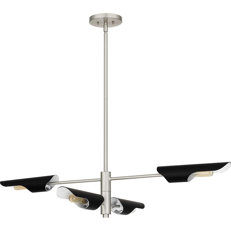 Image 2 Leoni 4-Light Brushed Nickel Island Light more views