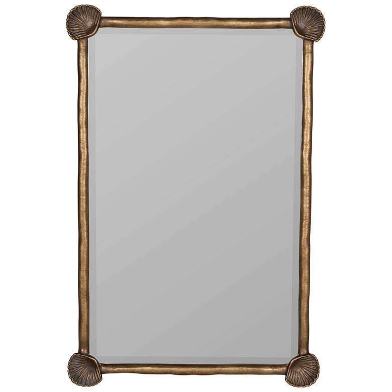 Image 1 Leonie Antique Gold 24" x 36" Rectangular Wall Mirror