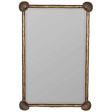Leonie Antique Gold 24" x 36" Rectangular Wall Mirror