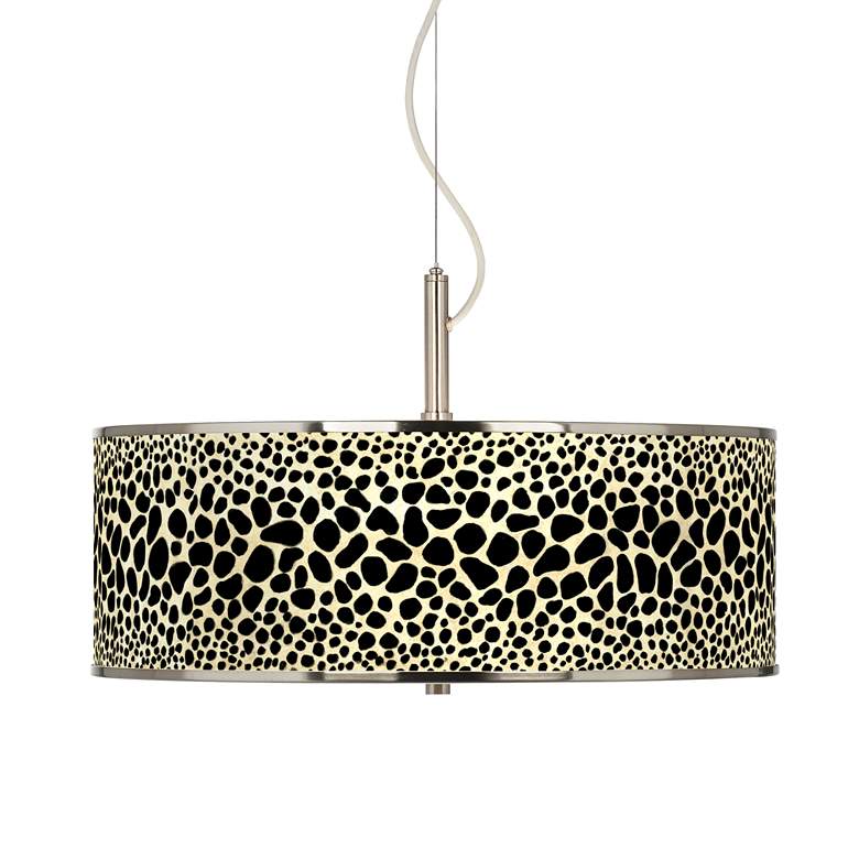Image 1 Leopard Giclee Glow 20" Wide Pendant Light