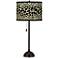 Leopard Giclee Glow Tiger Bronze Club Table Lamp