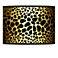 Leopard Gold Metallic Giclee Lamp Shade 13.5x13.5x10 (Spider)