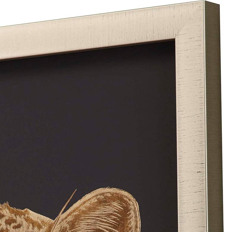 Image 3 Leopard Portrait 35" High Framed Shadow Box Giclee Wall Art more views