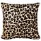 Leopard Print 16" Square Decorative Pillow