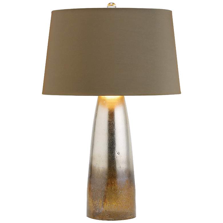 Image 1 Leopard Silveria Glass Table Lamp