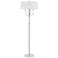 Lesina Chrome Metal 2-Light Floor Lamp