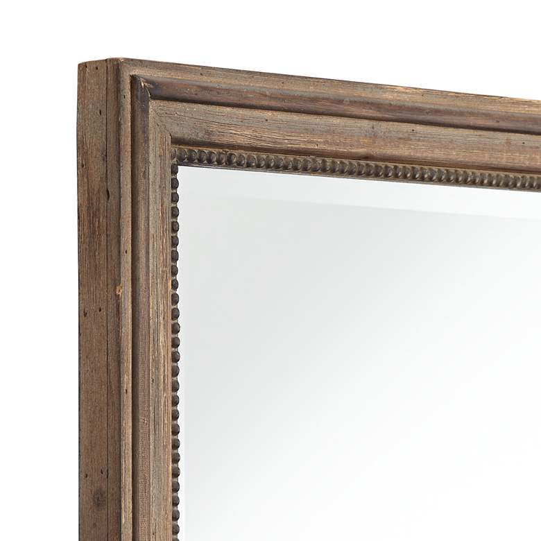 Image 4 Lesley Beaded Wood 26 3/4 inch x 37 inch Wall Mirror more views