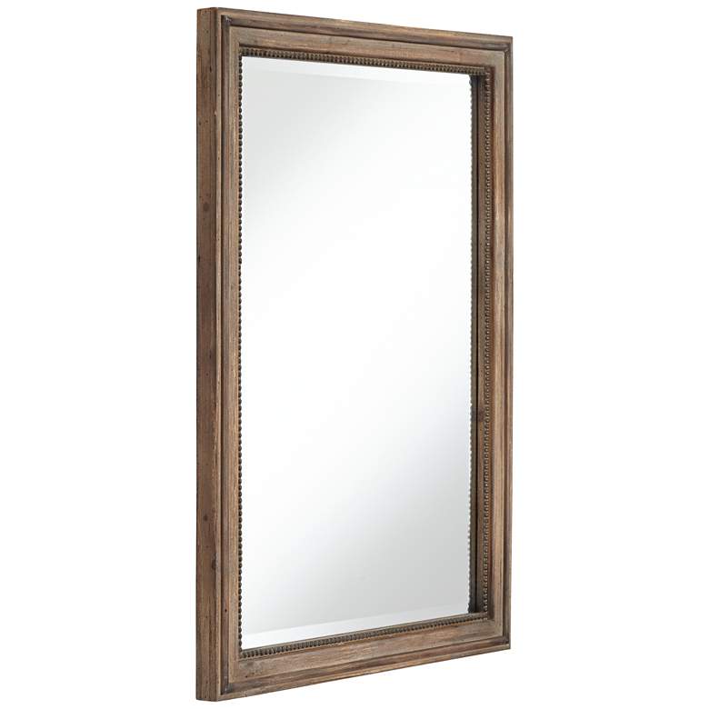 Image 5 Lesley Beaded Wood 26 3/4 inch x 37 inch Wall Mirror more views